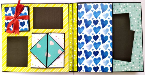 Sparkling Birthday Zigzag Mini Scrapbook image