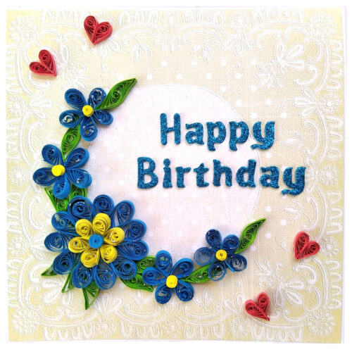 Sparkling Birthday Zigzag Mini Scrapbook image