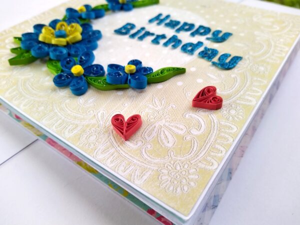 Sparkling Birthday Zigzag Mini Scrapbook image