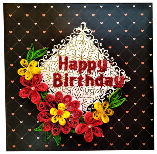Sparkling Birthday Zigzag Mini Scrapbook image