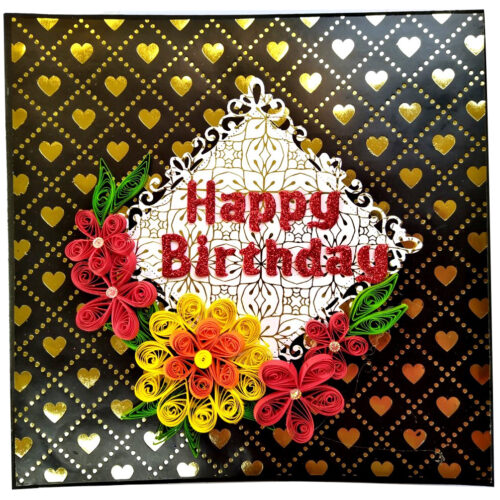 Sparkling Birthday Zigzag Mini Scrapbook image