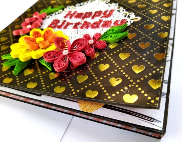 Sparkling Birthday Zigzag Mini Scrapbook image