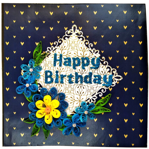 Sparkling Birthday Zigzag Mini Scrapbook image