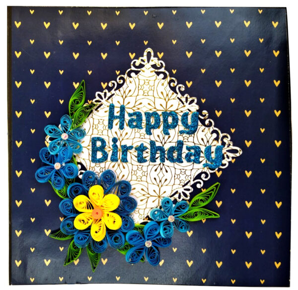 Sparkling Birthday Zigzag Mini Scrapbook image