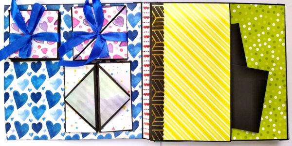 Sparkling Birthday Zigzag Mini Scrapbook image