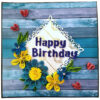 Sparkling Birthday Zigzag Mini Scrapbook image