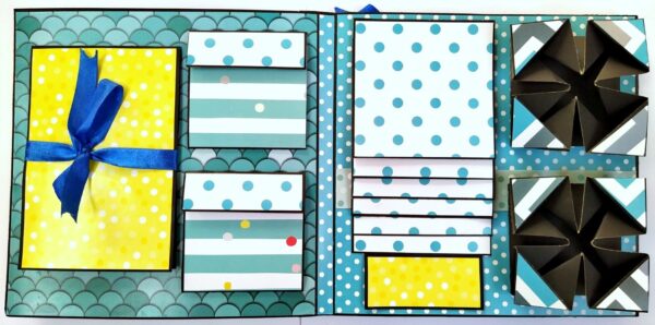 Sparkling Birthday Zigzag Mini Scrapbook image