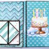 Sparkling Birthday Zigzag Mini Scrapbook image