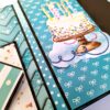 Sparkling Birthday Zigzag Mini Scrapbook image