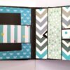 Sparkling Blue theme Birthday Scrapbook image