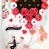 Handmade Quilled Hearts Love Greeting Card image