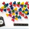 Handmade Quilled Hearts Love Greeting Card image