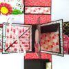 Mini Scrapbook in Explosion Box - Love theme image Mini Scrapbook in Explosion Box - Love theme image