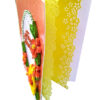 Quilled Orange & Yellow Flowers Greeting Card image