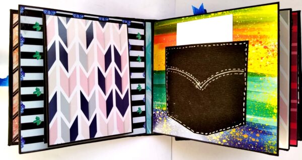 Quilled Male Theme Handmade scrapbook image