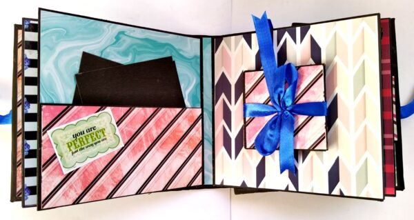 Quilled Male Theme Handmade scrapbook image