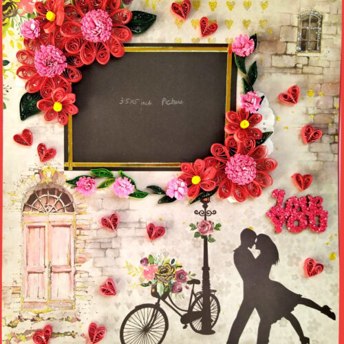 Sparkling Big Large Love Greeting Card Mini Scrapbook image