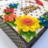 Multicolor Quilled Flowers Birthday Scrapbook image