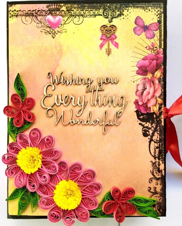 Sparkling Birthday Handmade Scrapbook image