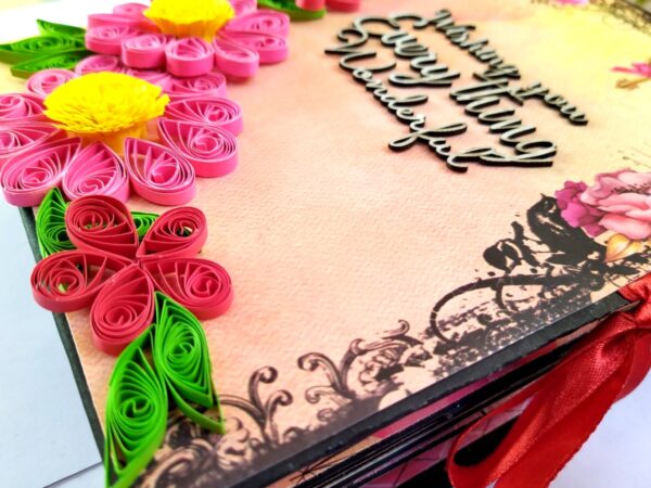 Sparkling Birthday Handmade Scrapbook image
