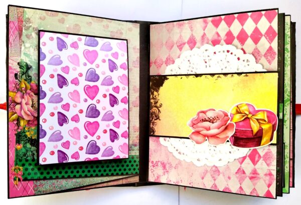 Sparkling Birthday Handmade Scrapbook image