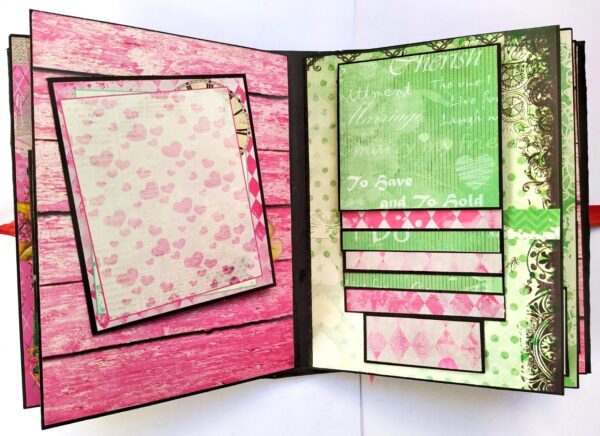 Sparkling Birthday Handmade Scrapbook image