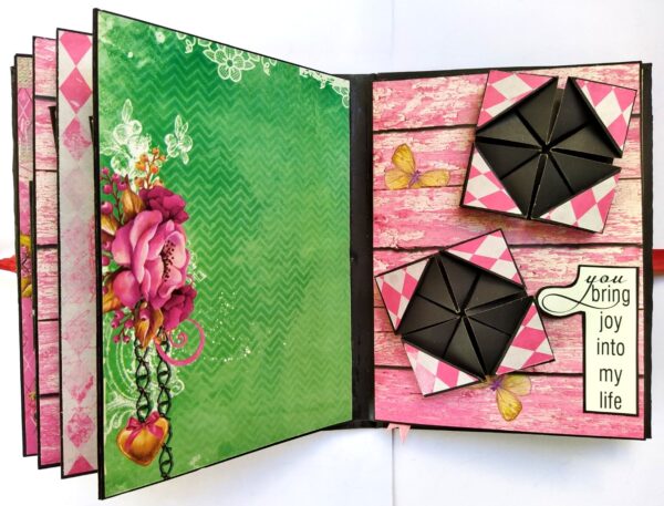 Sparkling Birthday Handmade Scrapbook image
