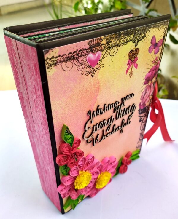 Sparkling Birthday Handmade Scrapbook image
