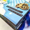 Handmade Baby Boy Scrapbook Album image
