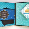 Handmade Baby Boy Scrapbook Album image