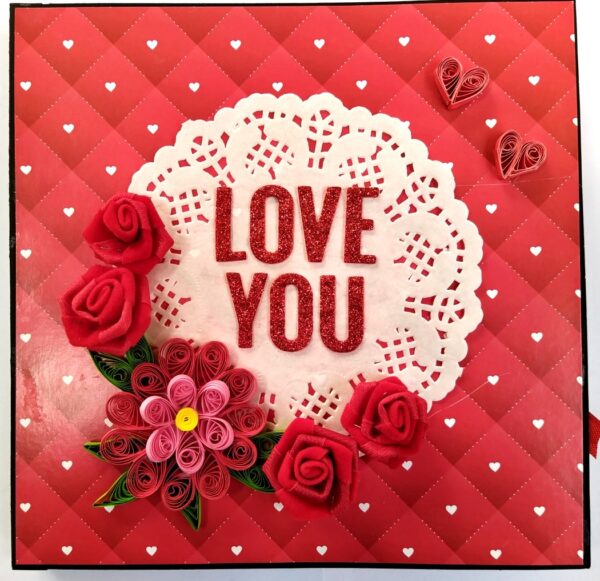 Sparkling Birthday Zigzag Love Mini Scrapbook image