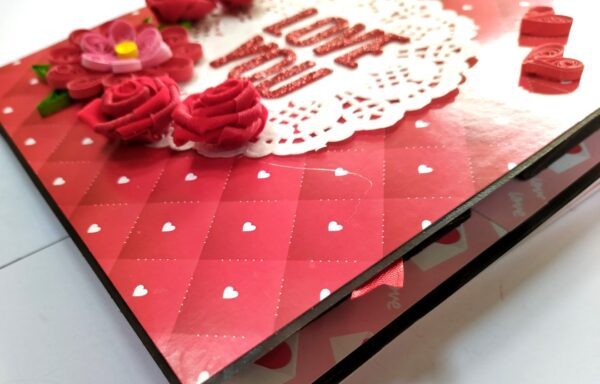Sparkling Birthday Zigzag Love Mini Scrapbook image