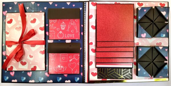 Sparkling Birthday Zigzag Love Mini Scrapbook image