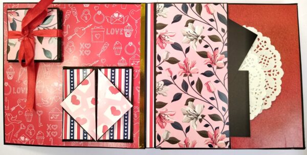 Sparkling Birthday Zigzag Love Mini Scrapbook image