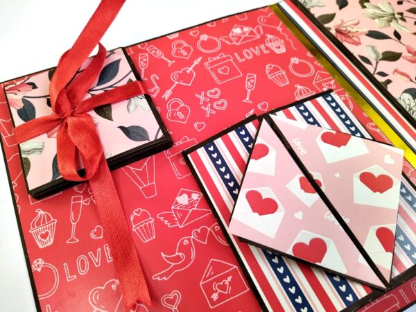 Sparkling Birthday Zigzag Love Mini Scrapbook image