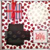 Handmade Love Valentines Mini Scrapbook Card image