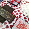 Handmade Love Valentines Mini Scrapbook Card image