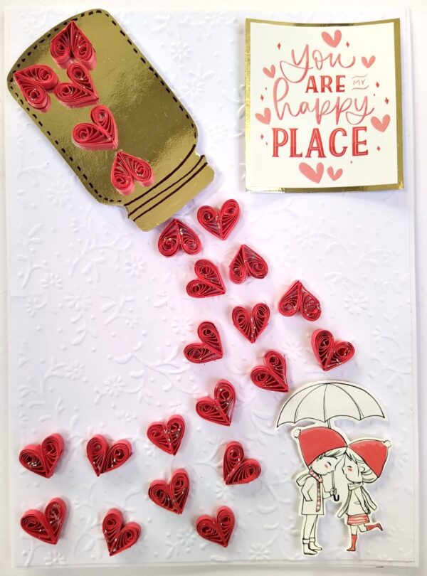 Handmade Valentine Love Card - VAL21B image