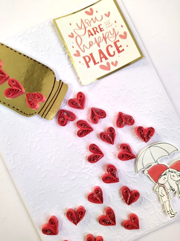 Handmade Valentine Love Card - VAL21B image