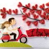 Handmade Valentine Love Card - VAL21D image