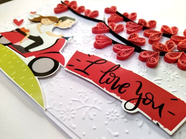 Handmade Valentine Love Card - VAL21D image