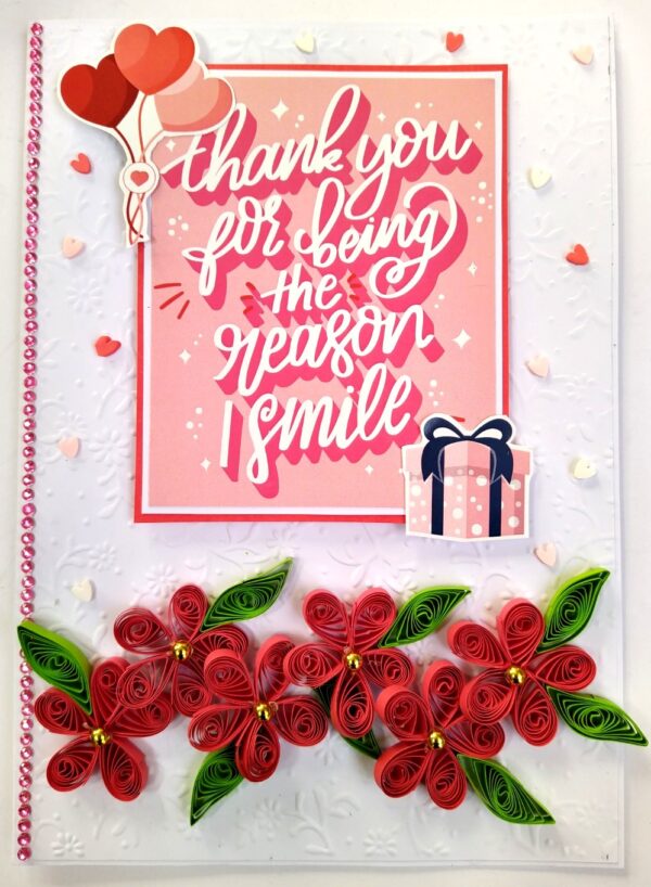Handmade Valentine Love Card - VAL21E image