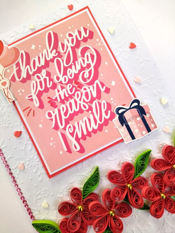 Handmade Valentine Love Card - VAL21E image