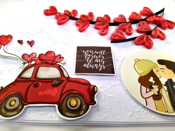 Handmade Valentine Love Card - VAL21G image