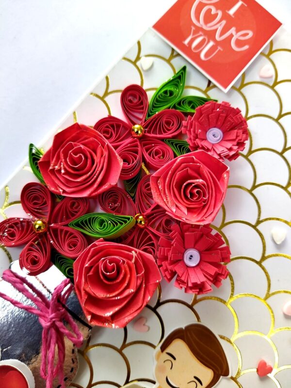Handmade Valentine Love Card - VAL21H image