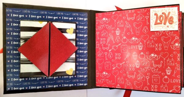 Love & Birthday Handmade Scrapbook image
