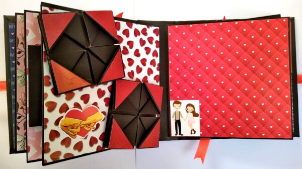 Love & Birthday Handmade Scrapbook image