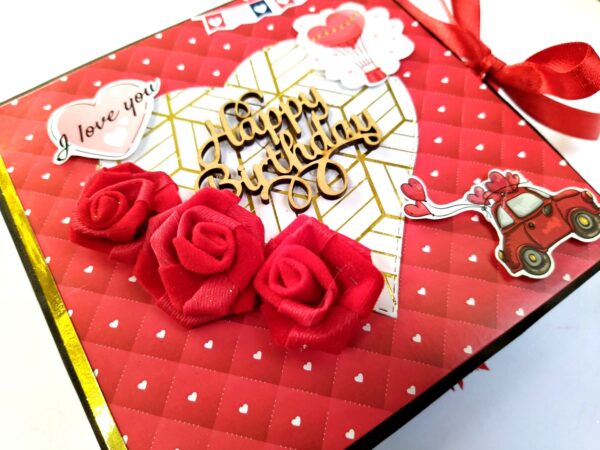 Love & Birthday Handmade Scrapbook image
