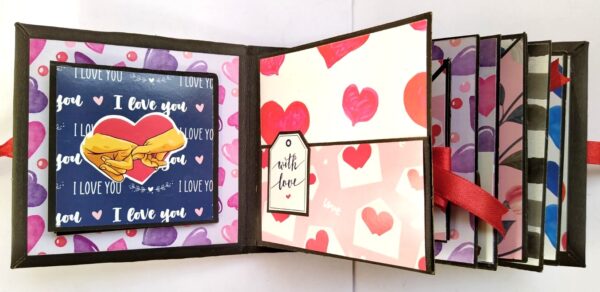 Love/Anniversary/Birthday Pocket Mini Scrapbook image
