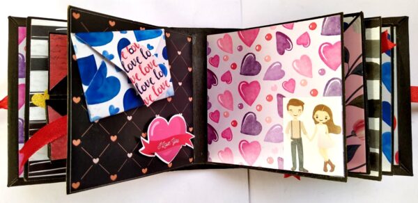 Love/Anniversary/Birthday Pocket Mini Scrapbook image